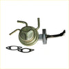 Metallic fuel pump assembly for nissan navara d21 1986-1997 with circular housing three threaded ports and black lever