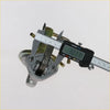 Silver metal carburetor of fuel pump assembly for nissan presea 1.5l measured with digital caliper