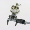 Silver metallic fuel pump assembly with cylindrical body and spring mechanism for nissan pulsar langley 1978-1982