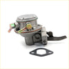 Gray metallic fuel pump with brass fittings and black gasket for datsun nissan 520 521 620 j15 engine 1968-1979