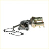 Gray metallic fuel pump with brass fittings and two black gaskets for mitsubishi galant sigma eterna sapporo 1983-1989