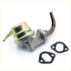 Silver and brass mechanical fuel pump with curved lever for nissan datsun 720 ute d21 z20 z22 z24 engine 1980-1986