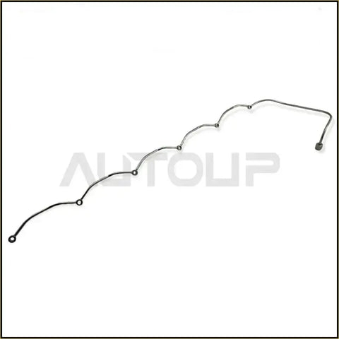 Metallic fuel return line for dodge 5.9l cummins 1989 1993 with evenly spaced circular connectors along its length