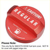 Red aluminum fuel tank cap cover replacement for toyota with regular and safety engravings fits 4wd ute offroad models