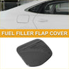 Carbon fiber black fuel tank door cap for toyota prius 2024-2025 with sleek textured surface and gas cap cutout