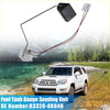 Black plastic fuel tank float gauge sending unit with red and black wires for toyota hilux vigo 2005-2016 backside view