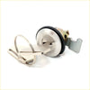 Silver-toned metal fuel tank gas filler lock with key and black rubber seal for nissan datsun d21 navara 1986-1997