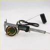 Stainless steel fuel tank gauge sending unit with black rubber handle and yellow wiring for nissan datsun 720 80-86