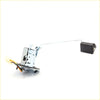 Silver metallic fuel tank gauge sending unit with black float tank and wiring for toyota hilux 1979-1997