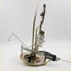 Gold-colored fuel tank gauge sensor for nissan datsun navara d21 2wd 1986-1997 with white plastic cap and black wiring mounted on metal base