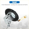 Back side of silver metallic fuel tank gauge sensor with black base and multi-colored wiring for Toyota Pickup 83-98