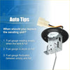 Silver metallic fuel tank gauge sensor with black base and wiring for toyota pickup 3.0l 2.4l back side view