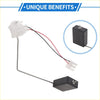 Fuel tank sending unit for toyota highlander 2008-2014 with black plastic body metal rod and two wires shown from back side