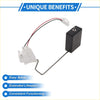 Black rectangular fuel tank sending unit for toyota sienna 2007-2010 with white connector red black wires and metal rod
