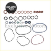 Full engine gasket kit for 4jx1 4jx1t engines with assorted metallic and rubberized gaskets in various shapes and sizes