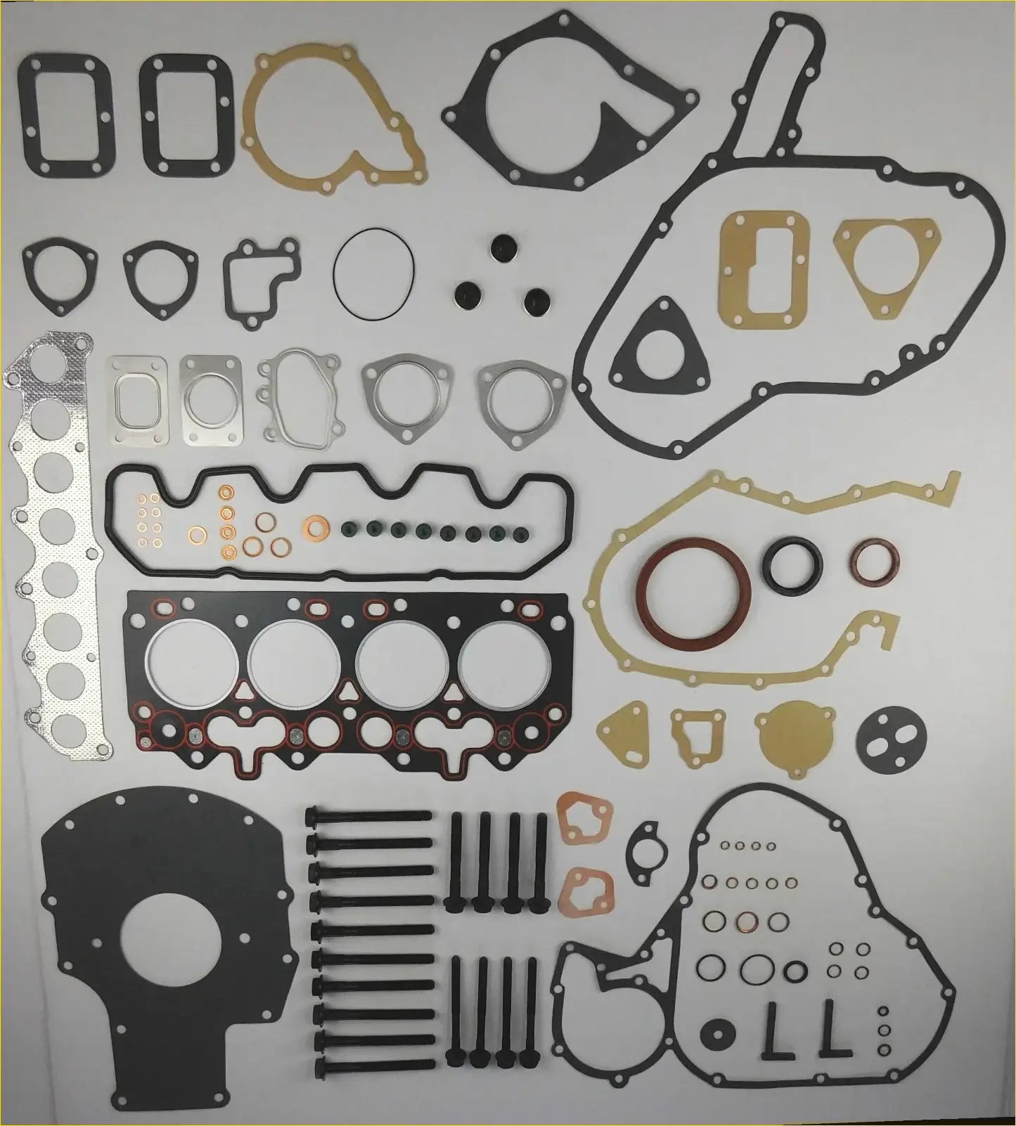 Full engine head sump gasket set bolts 1.6mm for Defender Discovery - Gaskets