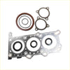 Silver metallic engine head gasket set with black and brown rubber seals for suzuki grand vitara 25l v6 h25a