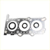 Silver metallic engine head gasket with three black rubber seals and textured surface for suzuki grand vitara sq625