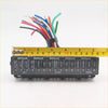 Black phyllis automotive fuse block assembly with labeled fuse slots and colorful wires for datsun nissan 720 80-89