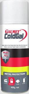 Galmet Cold Galvinising Spray Paint 400g Ggcga