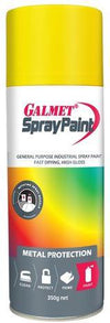 Galmet Fast Dry Primer Spray Paint Golden Yellow Gloss