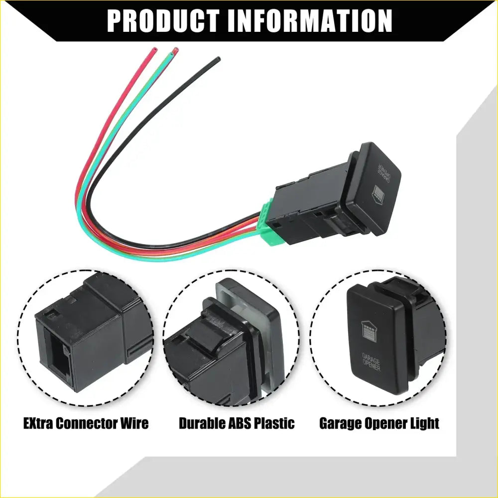 Garage Opener Push Button Switch Set for Toyota Land Cruiser 4Runner - Electrical