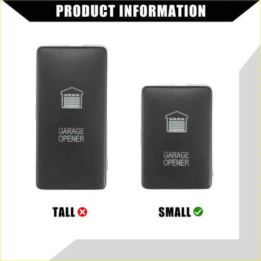 Garage Opener Push Button Switch Set for Toyota Land Cruiser 4Runner - Electrical