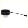 Black plastic gas cap fuel tank cover with long handle and textured grip for toyota 4runner 2010-2013