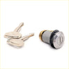 Silver gas filler lock cylinder with matching keys for toyota hilux rn20 rn22 rn25 rn27 1972-1978