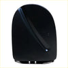 Black glossy gas fuel door cover with smooth curved design and subtle reflection for nissan navara double cab 2007-2013
