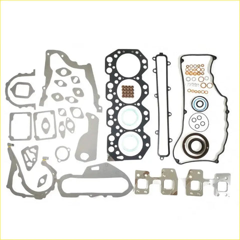 Black and silver metal and rubber engine gasket set for toyota mega cruiser coaster 15b cylinder head kit