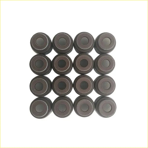 Black cylindrical 16pcs gasket pro valve stem oil seals for mitsubishi lancer galant fortis md engine use