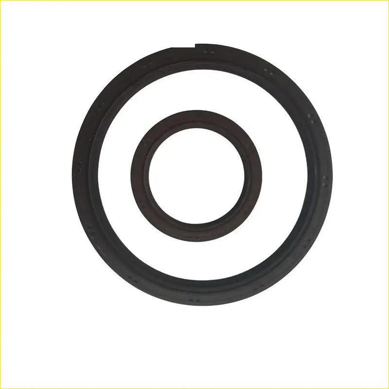 Black rubber gasket pro seal ring with concentric circles for toyota camry 25l crankshaft oil seal 2pcs