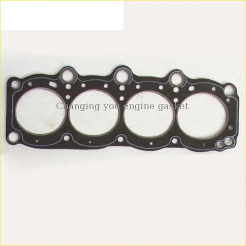 Black rubber cylinder head gasket with four circular openings for toyota carina celica corona camry 1.8 use