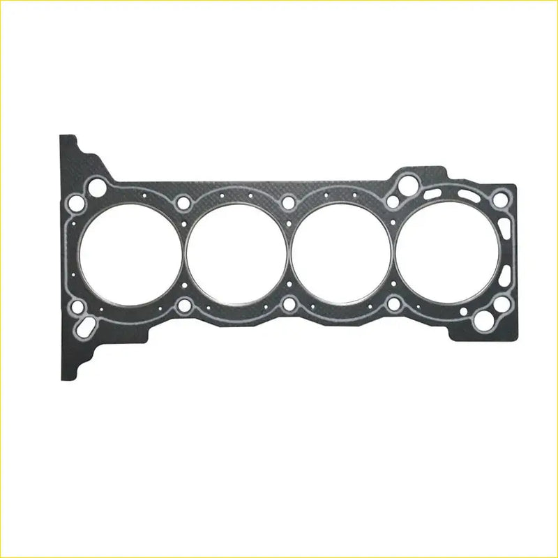 Black engine head gasket with four circular openings and textured surface for toyota landcruiser hiace 2.7 cylinder