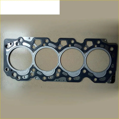 Black and silver metal engine head gasket with four circular openings for picnic caldina gaia 2.2 cylinder head