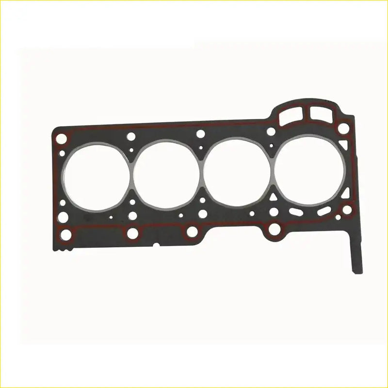 Black engine head gasket with four circular openings and red sealing for daihatsu materia sirion terios 1.5l engines