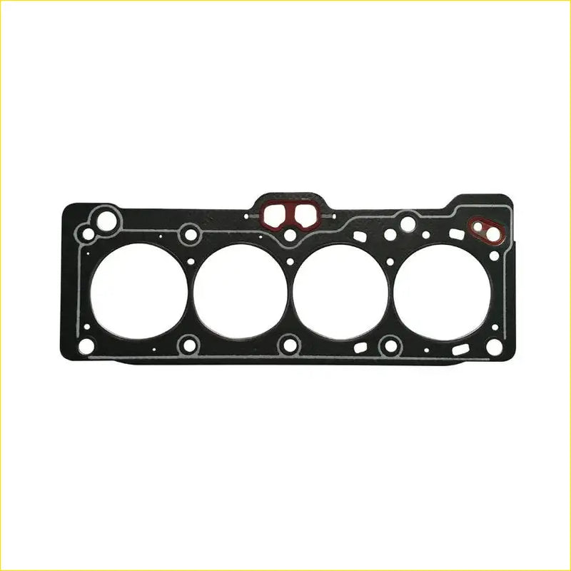Black engine head gasket with four circular openings and red accents for toyota carina cylinder head gasket pro 4a-f