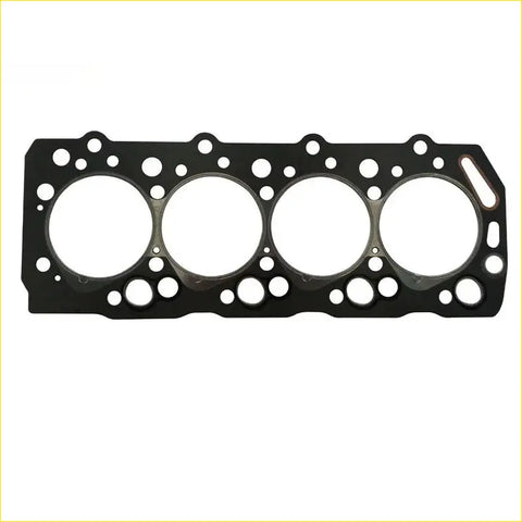 Black rubber gasket pro 4d56 cylinder head gasket with four circular openings for mitsubishi engine alignment