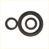 Black rubber gasket pro crankshaft oil seals in two sizes for toyota corolla 4efe 4e-fe engine maintenance