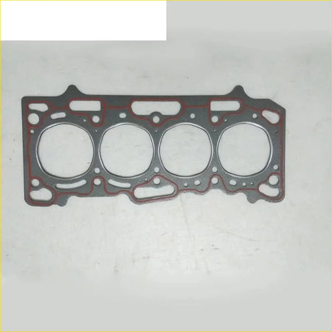 Black engine head gasket with red sealing lines and four holes for mitsubishi lancer colt v space star 1.3 4g13 md351292