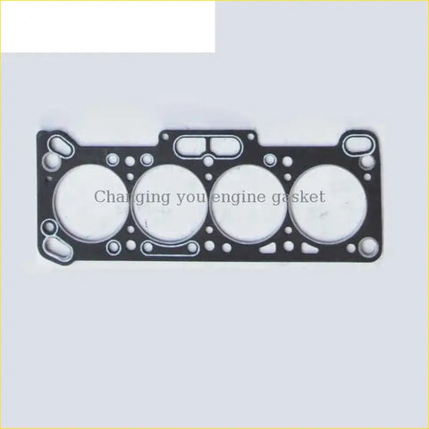 Black 4g15 engine head gasket with four white circular openings for mitsubishi lancer colt 12v cylinder head seal