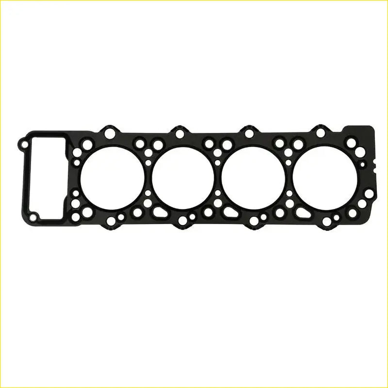 Black engine head gasket with four circular holes and rectangular cutout for mitsubishi pajero 4m40 4m40t cylinder head