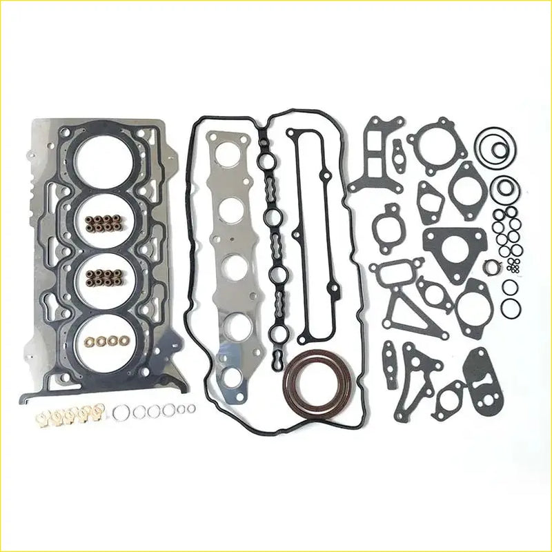 Black rubber gasket set with metal parts and circular seals for mitsubishi l200 pajero sport iii gasket pro 4n15