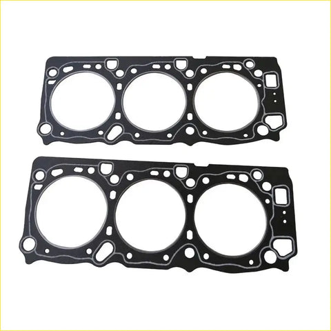 Black rubber head gasket with three circular openings for mitsubishi montero sport 3.0 cylinder engine use
