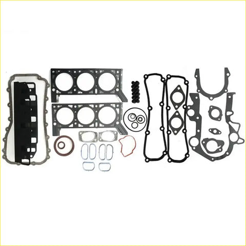 Black rubber gasket set for engine head and valve cover for chrysler pacifica voyage town and country dodge caravan