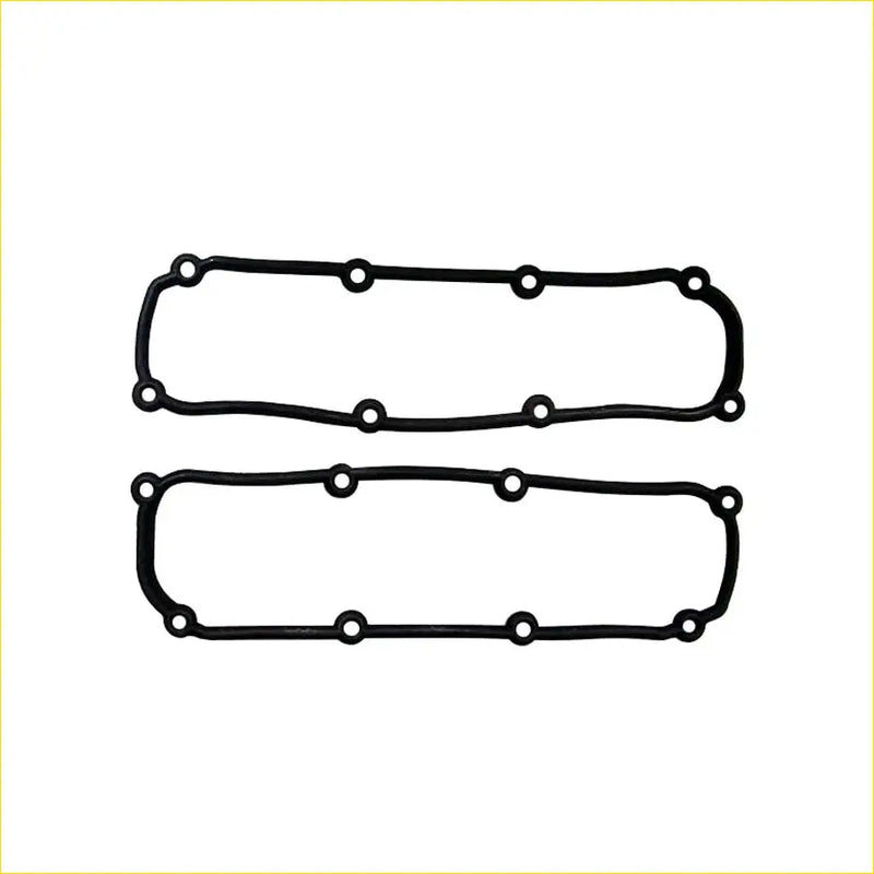 Black rubber valve cover gaskets with circular mounting holes for Chrysler Voyager iv and Jeep Wrangler iii rocker cover set