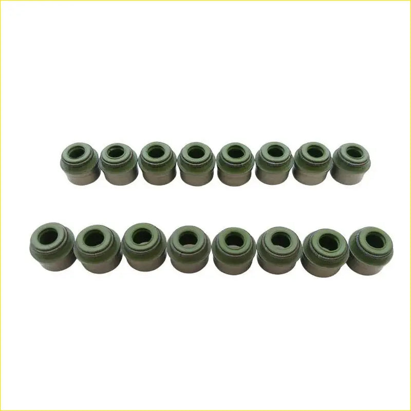 Set of 20 olive green silicone valve cover gaskets for citroen c3 i and peugeot 206 cc valve stem oil seal
