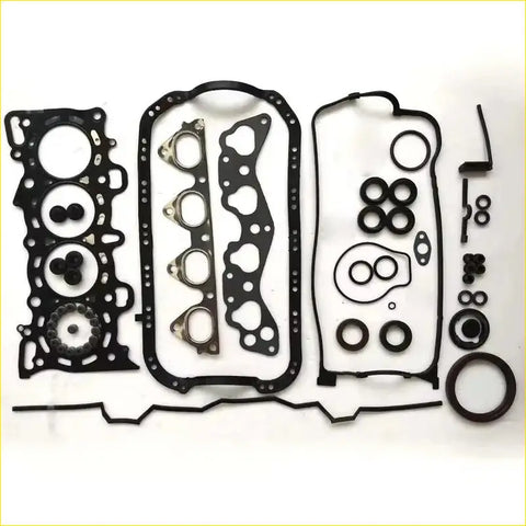 Black rubber gasket set for engine head and valve cover metal full set for Honda Civic VI 1.4 1.5 1.6 engine kits