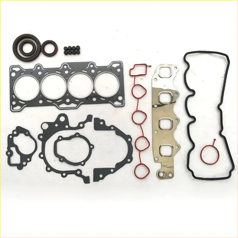 Black rubber gasket set with red and black seals metal parts and bolts for Daewoo Matiz Kalos Chevrolet Aveo F12S3 B10S